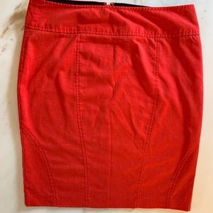 Red Pencil Skirt